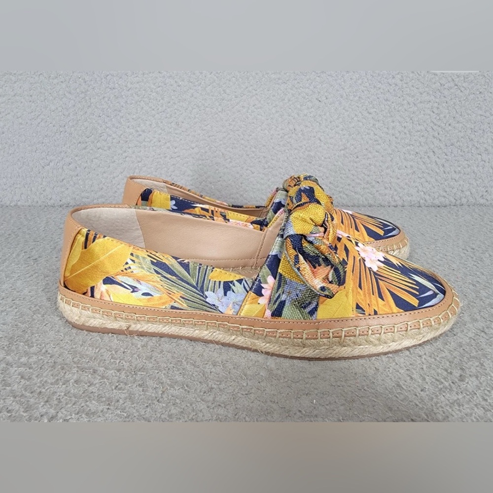 ANTONIO MELANI Yellow Floral Espadrilles